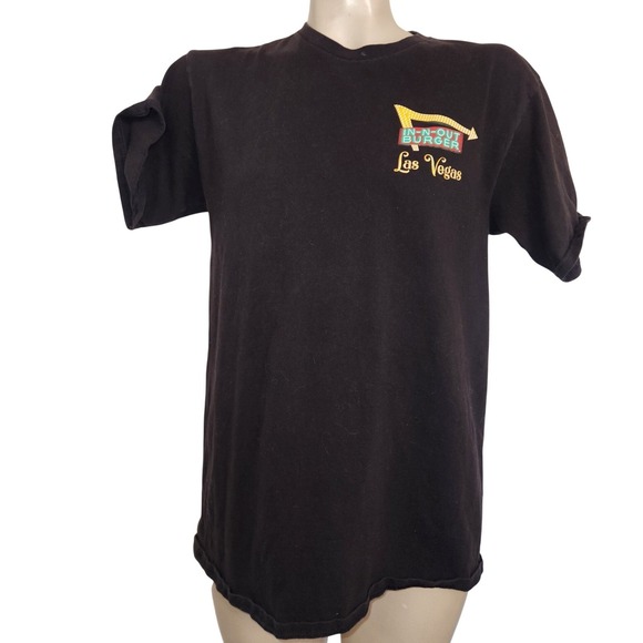 In-N-Out Burger Other - In-N-Out Burger Las Vegas Graphic T-Shirt Mens Medium Black Vintage Car Sunset